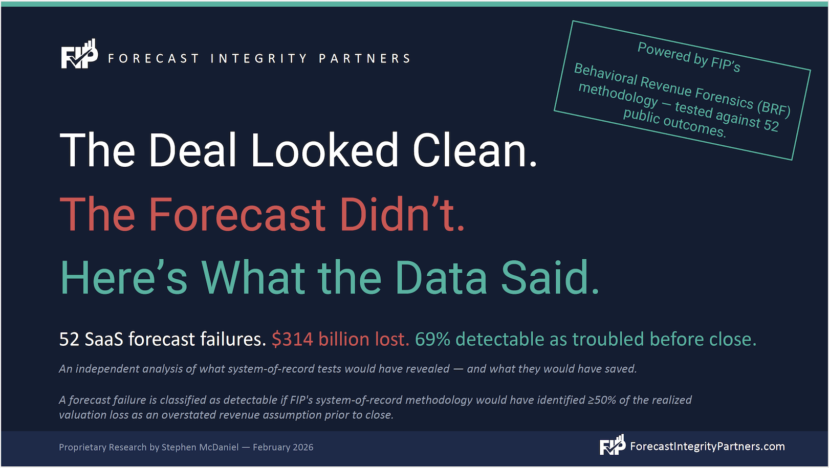 Revenue Diligence Gap Report